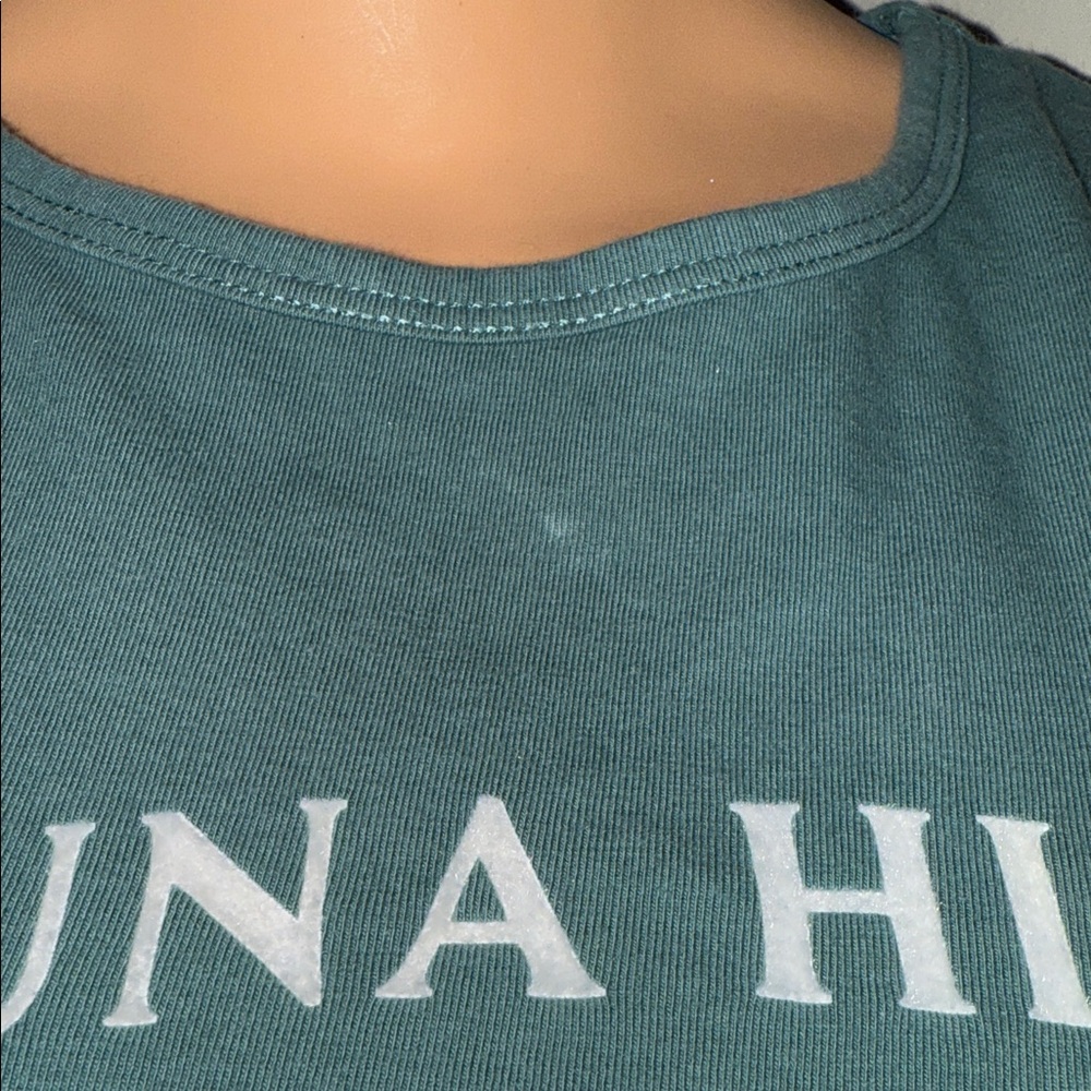 Hollister Athletic Club Women's Green Crop Top - Picture 2 of 4